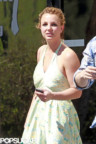 Britney Sports a Sundress For an Outing With Her Rumored New Beau and Boys Britney Sports a Sundress For an Outing With Her Rumored New Beau and Boys