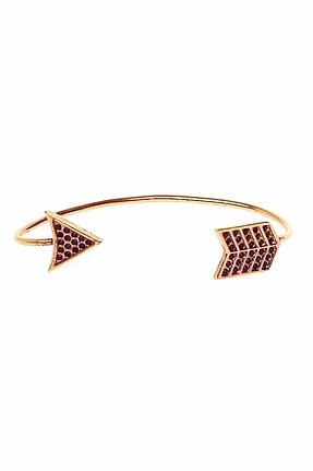 House of Harlow 1960 Antiqued Arrow Wrap Earring in Rose Gold