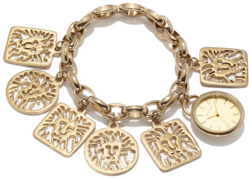 Gold Tone Charm Bracelet