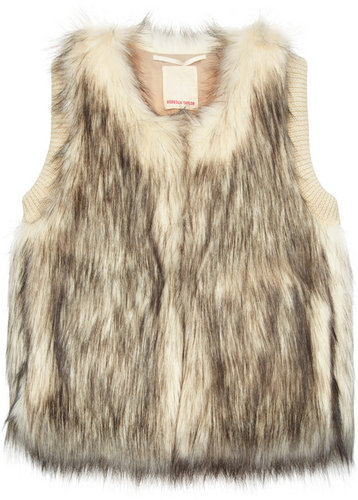 Rebecca Taylor Faux fur vest