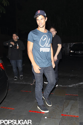 Taylor Lautner Grabs a Bite With Ashley Benson Taylor Lautner Grabs a Bite With Ashley Benson