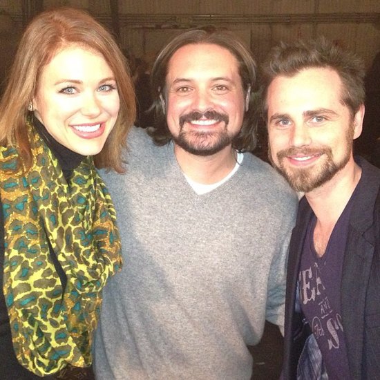 Maitland Ward, who played Rachel on Boy Meets World's later years, posed with Will Friedle and Rider Strong on a set visit.
Source: Instagram user amaitlandbaxter
Maitland Ward, who played Rachel on Boy Meets World's later years, posed with Will Friedle and Rider Strong on a set visit.
Source: Instagram user amaitlandbaxter