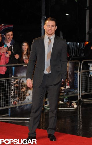 Channing Tatum hit the red carpet in London.
Channing Tatum hit the red carpet in London.