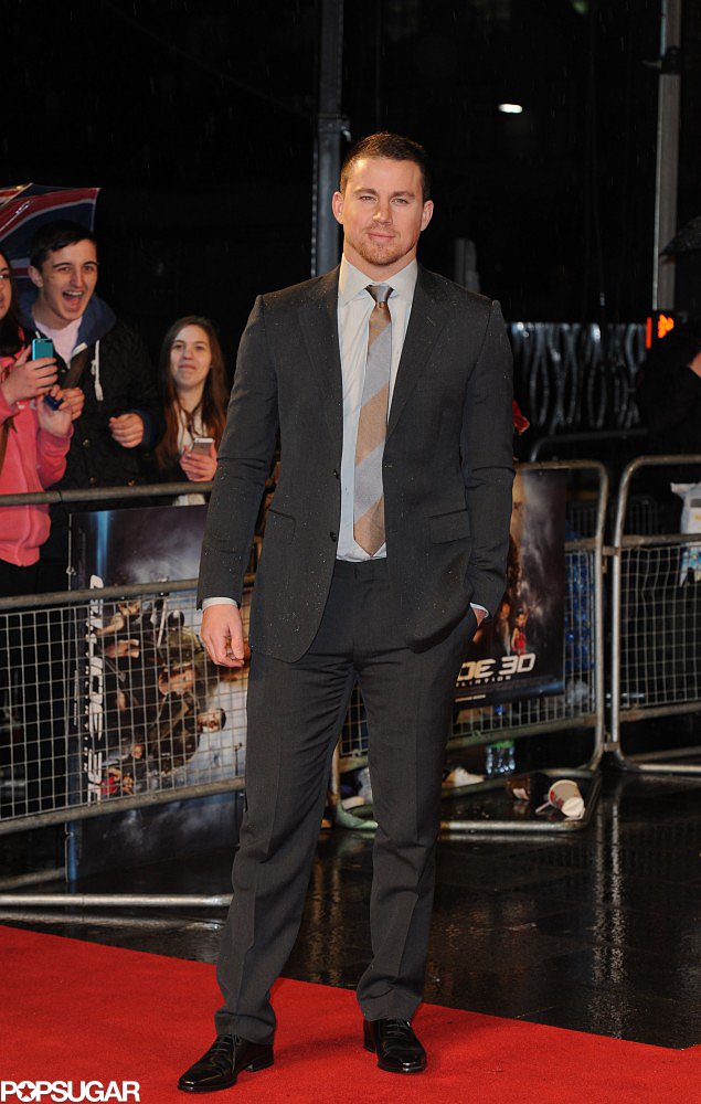 Channing Tatum hit the red carpet in London. Channing Tatum hit the red carpet in London.