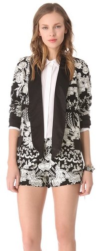Haute hippie Floral Embroidered Jacket