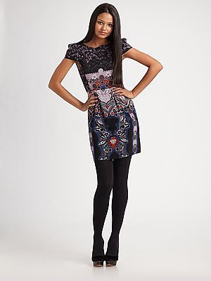 Cap-Sleeve Dress
