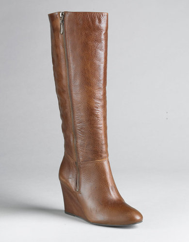 STEVEN BY STEVE MADDEN Meteour Leather Wedge Boots