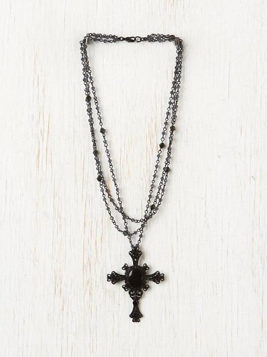 Rosary Cross Necklace