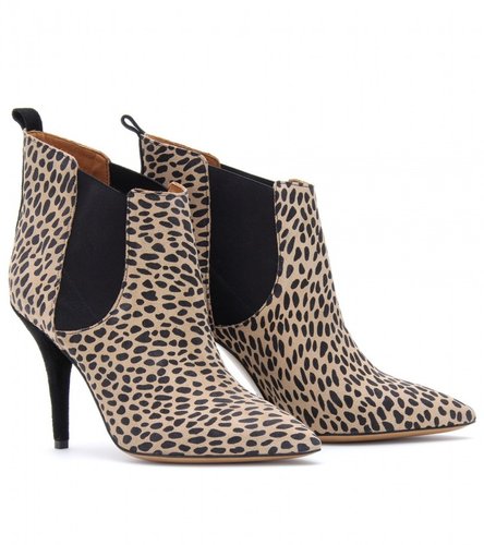 Isabel Marant CLEANE LEOPARD ANKLE BOOTIES