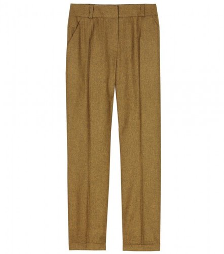 Carven WOOL FLANNEL CROPPED TROUSERS