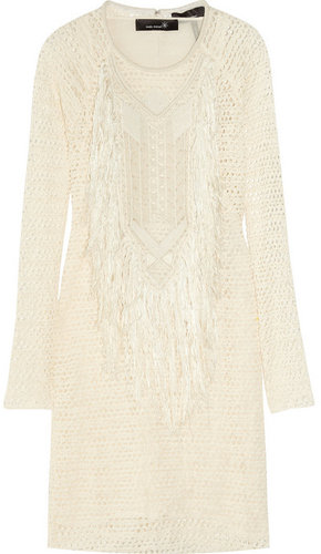 Isabel Marant Mana fringed stretch-lace dress
