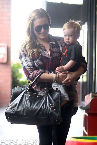 Hilary Duff and Birthday Boy Luca Get the Party Started Hilary Duff and Birthday Boy Luca Get the Party Started