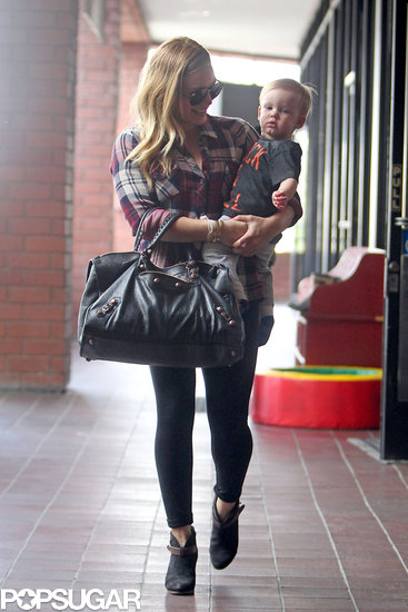 Hilary Duff and Birthday Boy Luca Get the Party Started Hilary Duff and Birthday Boy Luca Get the Party Started