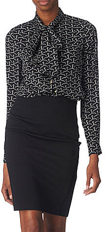 Diane Von Furstenberg Edde pussy-bow blouse