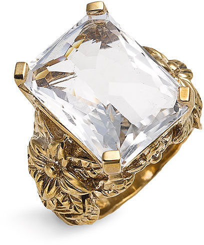 Stephen Dweck Rectangular Rock Crystal Ring (Nordstrom Exclusive)