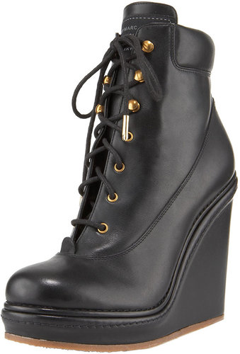 MARC by Marc Jacobs Lace-Up Wedge Ankle Boot