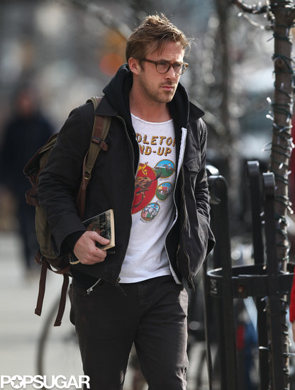Ryan Gosling walked around NYC solo yesterday after revealing his Hollywood hiatus. Ryan Gosling walked around NYC solo yesterday after revealing his Hollywood hiatus.