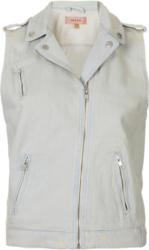 MOTO Premium Sleeveless Biker Jacket