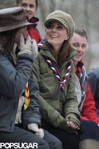 Kate Middleton Cracks Up by a Campfire With Cub Scouts Kate Middleton Cracks Up by a Campfire With Cub Scouts