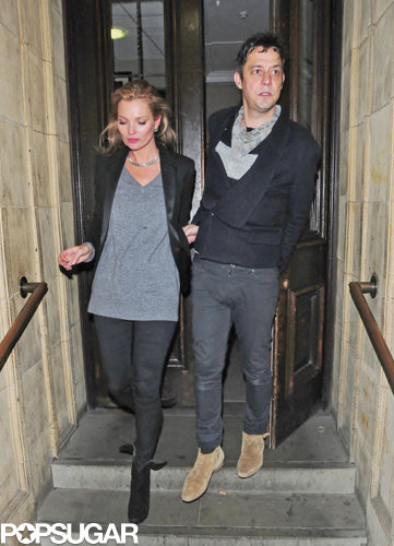 Kate Moss and Jamie Hince left a concert at Royal Albert Hall in London.
Kate Moss and Jamie Hince left a concert at Royal Albert Hall in London.
