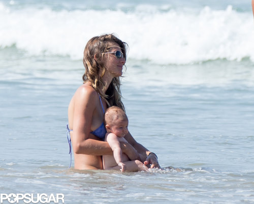 Bikini-Clad Gisele Hits the Beach With Shirtless Tom, Baby Vivian, Jack, and Ben Bikini-Clad Gisele Hits the Beach With Shirtless Tom, Baby Vivian, Jack, and Ben