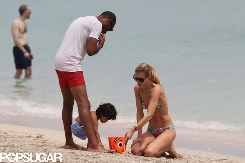 Bikini-Clad Doutzen Has a PDA-Filled Beach Day With Her Boys Bikini-Clad Doutzen Has a PDA-Filled Beach Day With Her Boys