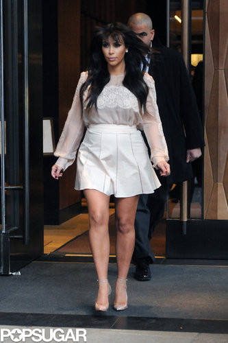 Kim Kardashian left her hotel in NYC.
Kim Kardashian left her hotel in NYC.