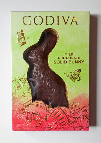 Godiva Solid Milk Chocolate Bunny Godiva Solid Milk Chocolate Bunny