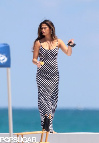 Camila Alves Strikes a Pose For a Miami Beach Shoot Camila Alves Strikes a Pose For a Miami Beach Shoot