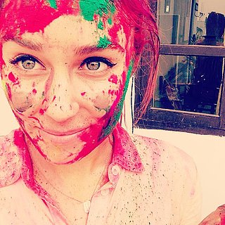 Lauren Conrad With Pink Hair