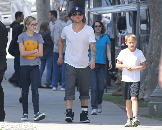 Ryan Phillippe grabbed lunch with his kids, Ava and Deacon, on Friday in LA.
Ryan Phillippe grabbed lunch with his kids, Ava and Deacon, on Friday in LA.