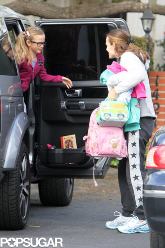 Violet Affleck joined Jennifer Garner for an LA outing on Monday.
Violet Affleck joined Jennifer Garner for an LA outing on Monday.