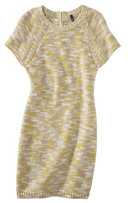 labworks Women's Short-Sleeve Sweater Dress - Lime