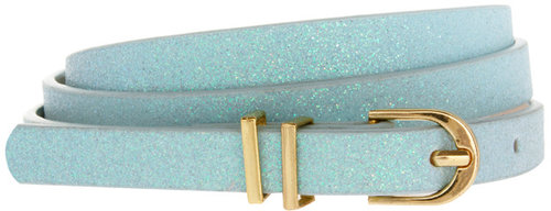 ASOS Pastel Glitter Metal Keeper Super Skinny Waist