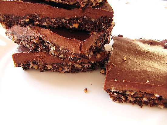 Dessert: Raw Fudge Brownies Dessert: Raw Fudge Brownies