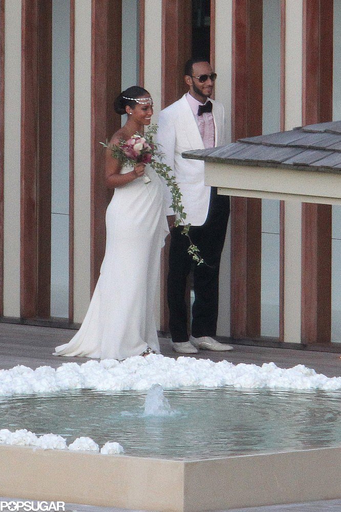 A pregnant Alicia Keys and Swizz Beatz tied the knot in July 2010 on the island of Corsica.
A pregnant Alicia Keys and Swizz Beatz tied the knot in July 2010 on the island of Corsica.