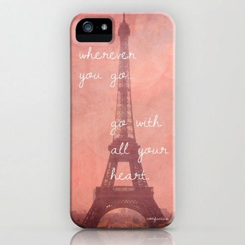 We can't think of a more fitting quote for this sweet Eiffel Tower iPhone case ($45).
We can't think of a more fitting quote for this sweet Eiffel Tower iPhone case ($45).