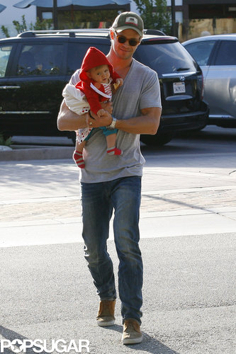 Chris Hemsworth had a smiley outing with his daughter, India, for lunch in LA.
Chris Hemsworth had a smiley outing with his daughter, India, for lunch in LA.