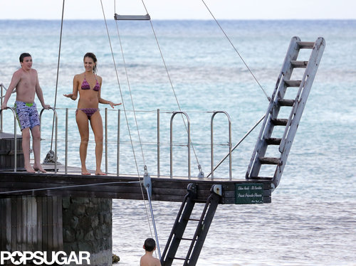 Jessica Alba Gets in Bikini Cuddles With Cash Warren in St. Barts Jessica Alba Gets in Bikini Cuddles With Cash Warren in St. Barts