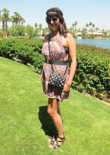 Emily Bungert from People's Revolution looked festival-ready in a printed Mara Hoffman dress, Stella McCartney shades, and a whimsical star-print bag.
Source: Chi Diem Chau
Emily Bungert from People's Revolution looked festival-ready in a printed Mara Hoffman dress, Stella McCartney shades, and a whimsical star-print bag.
Source: Chi Diem Chau