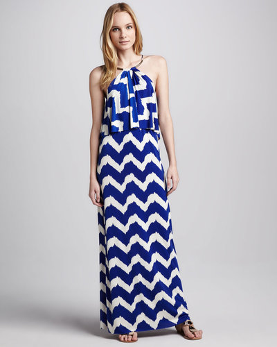 T Bags Halter Maxi Dress