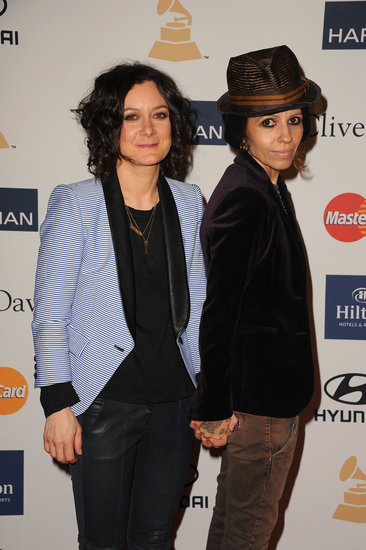 Sara Gilbert and Linda Perry Sara Gilbert and Linda Perry