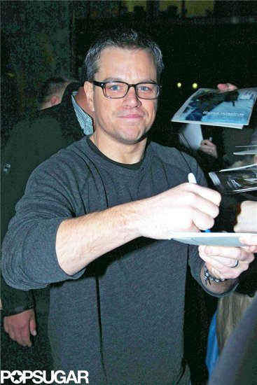 Matt Damon signed autographs. Matt Damon signed autographs.