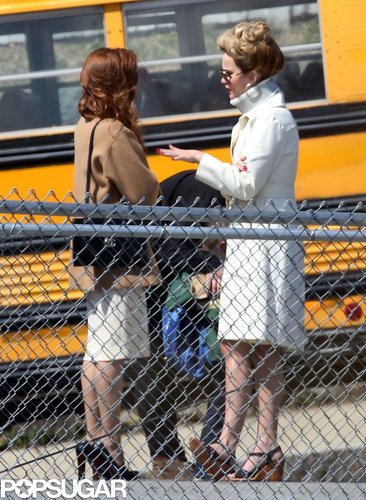 Jennifer Lawrence Sports a Neck Brace While Filming in Boston Jennifer Lawrence Sports a Neck Brace While Filming in Boston