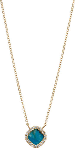 Monique Péan Opalina & Diamond Stud Necklace