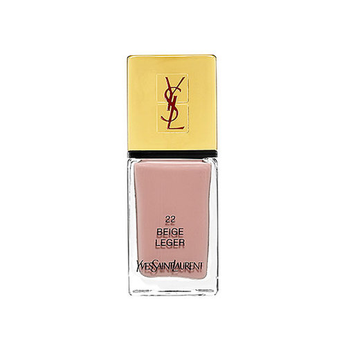 YSL La Laque Couture in Beige Leger ($25) is ideal for those who desire a full-coverage nude.
YSL La Laque Couture in Beige Leger ($25) is ideal for those who desire a full-coverage nude.