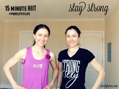 15 minute HIIT at home workout