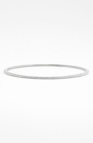 Nadri Thin Prong Set Crystal Bangle