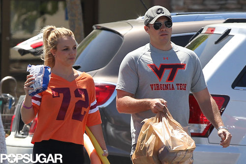 Britney Spears Shows Team Spirit While Shopping With David Britney Spears Shows Team Spirit While Shopping With David