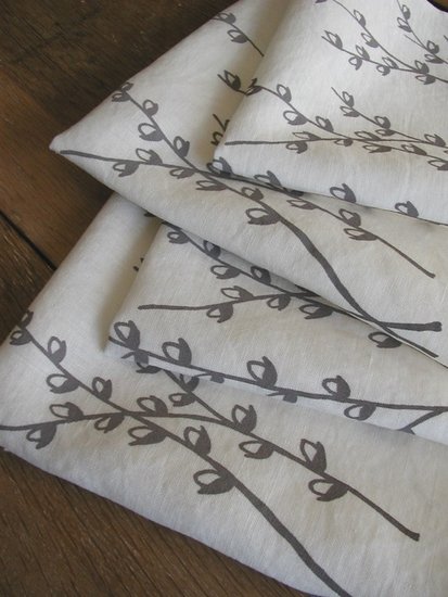 Put the final touch on your place setting with these organic linen napkins ($36).
Put the final touch on your place setting with these organic linen napkins ($36).